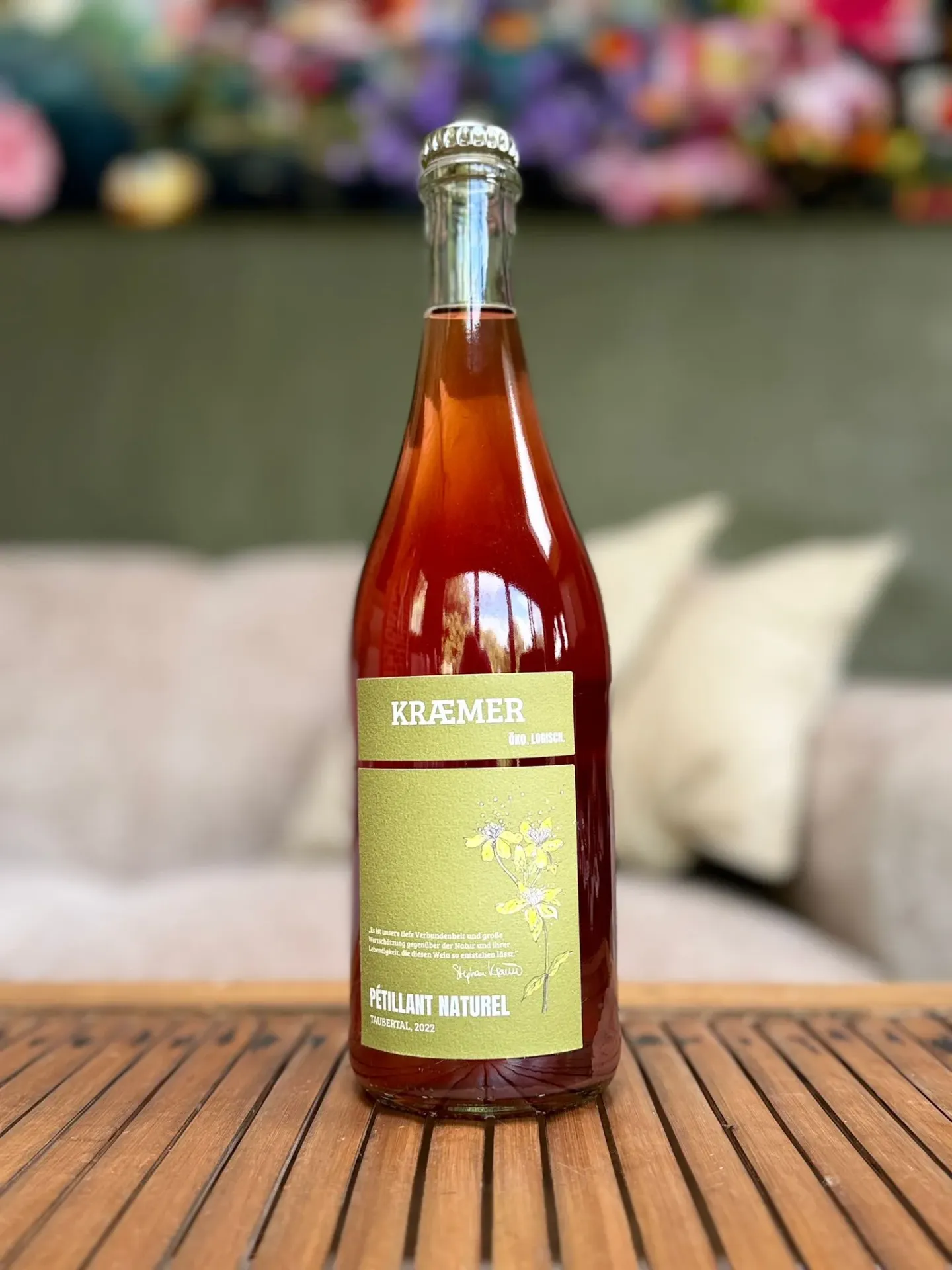 Kraemer (Allemagne – Franconie) – Pet Nat Rosé – Taubertal Rosé – Weiss 2022