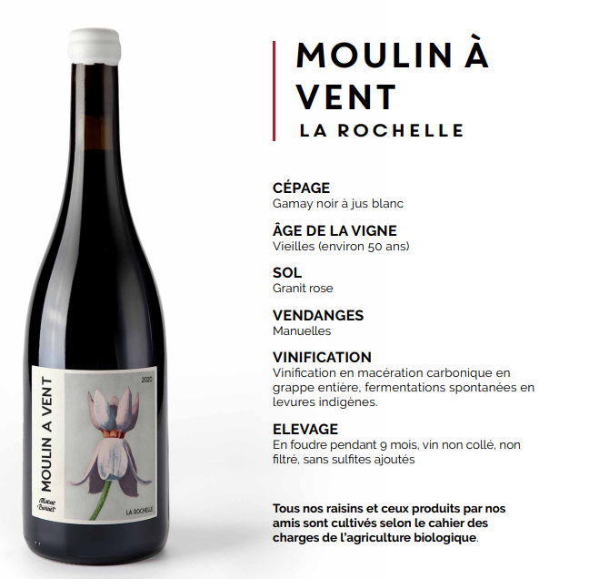 Domaine Bonnet Cotton (France – Beaujolais) – Moulin-à-Vent La Rochelle 2020