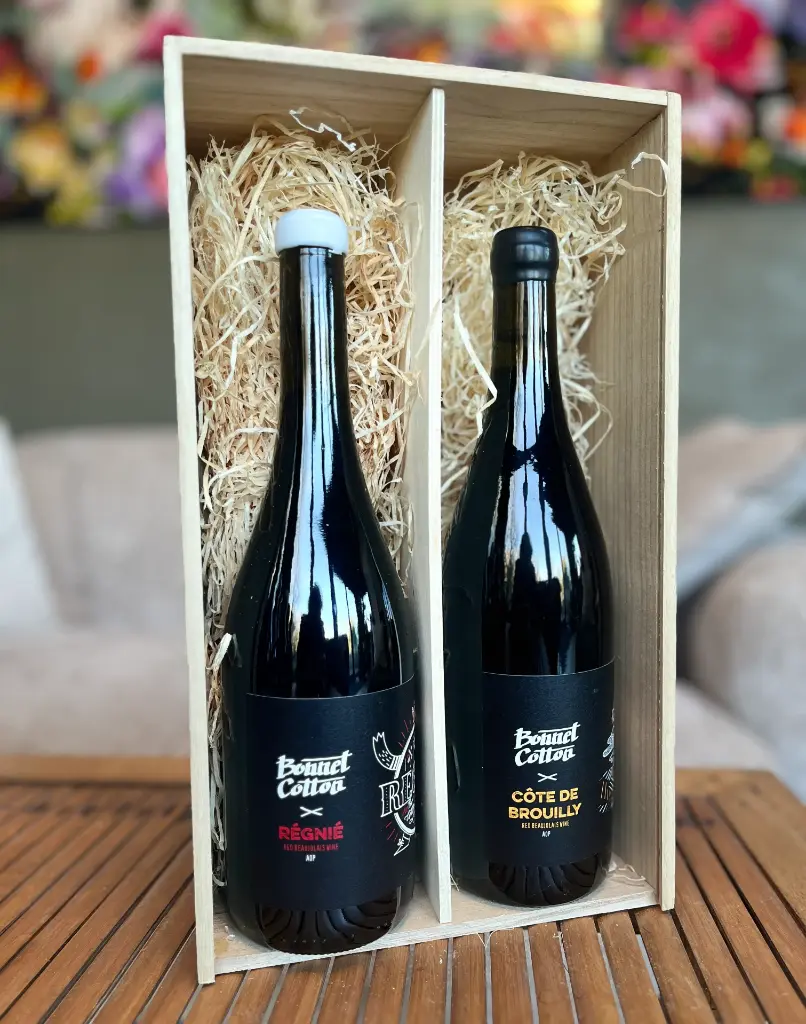 Box cadeau - 2 Beaujolais (Bonnet-Cotton) pour la gastronomie