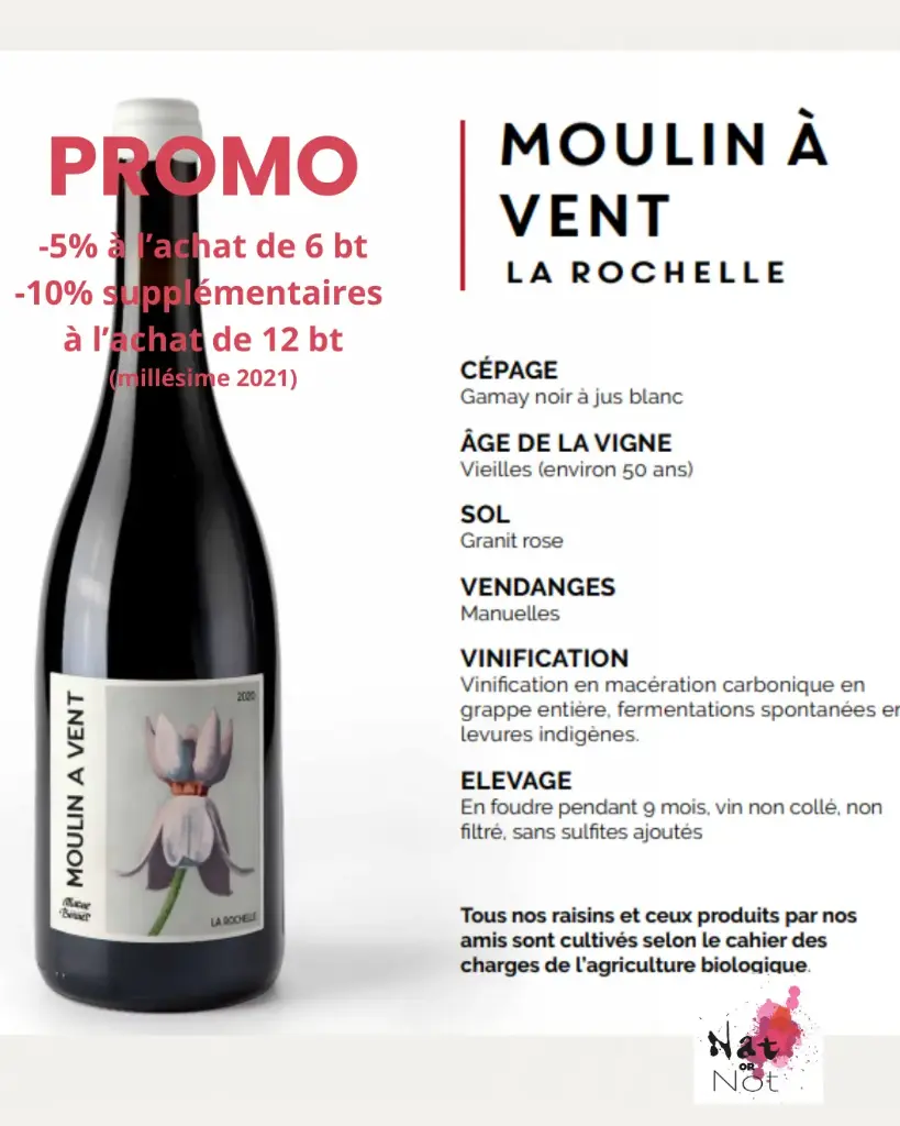 Marine Bonnet & Pierre Cotton (France – Beaujolais) – Moulin-à-Vent La Rochelle 2021