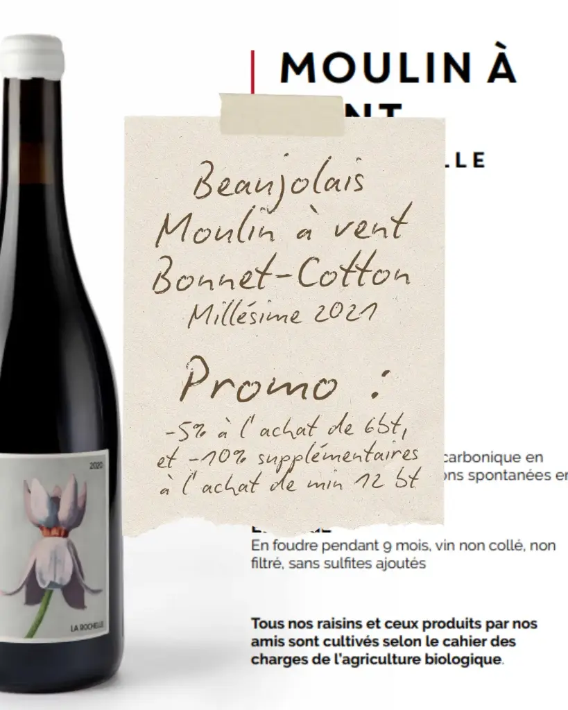Marine Bonnet & Pierre Cotton (France – Beaujolais) – Moulin-à-Vent La Rochelle 2021