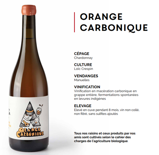 Marine Bonnet & Pierre Cotton (France – Beaujolais) – Orange Carbonique 2022