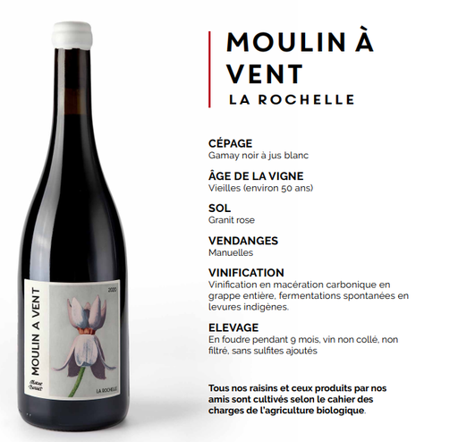 Marine Bonnet & Pierre Cotton (France – Beaujolais) – Moulin-à-Vent La Rochelle 2020