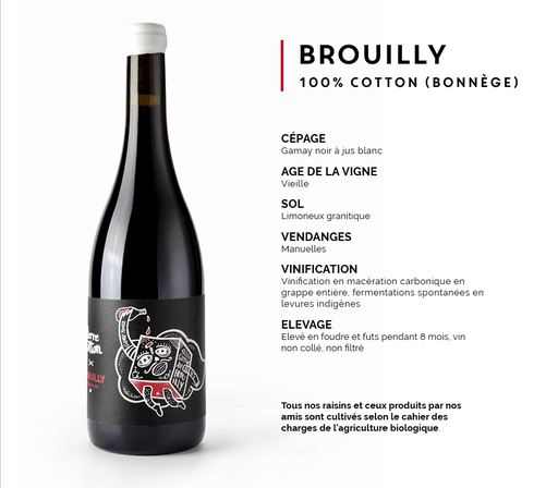 Marine Bonnet & Pierre Cotton (France – Beaujolais) – Brouilly Bonnège 2018