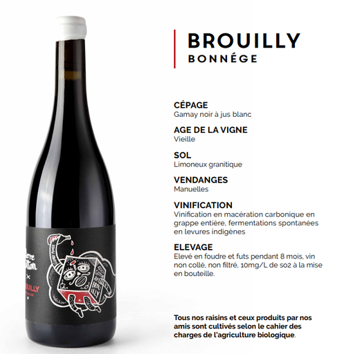 Marine Bonnet & Pierre Cotton (France – Beaujolais) – Brouilly Bonnège 2020