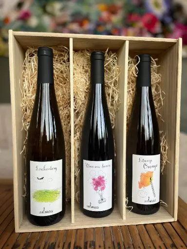 Box cadeau - 3 vins de 3 millésimes de Louis Maurer (Alsace)