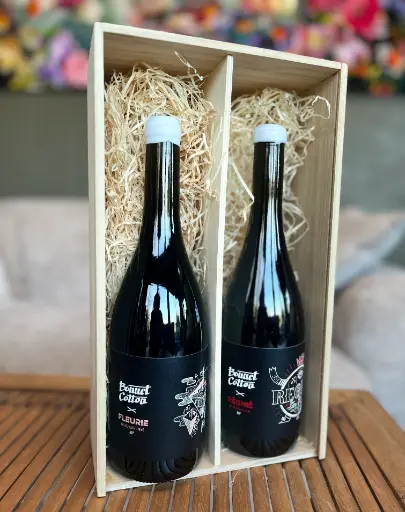 Box cadeau - 2 Beaujolais (Bonnet-Cotton) : Régnié & Fleurie en 2023