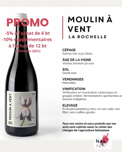 Marine Bonnet & Pierre Cotton (France – Beaujolais) – Moulin-à-Vent La Rochelle 2021